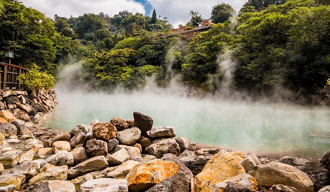 The Thermal Valley in Beitou District, Taipei, Taiwan. 