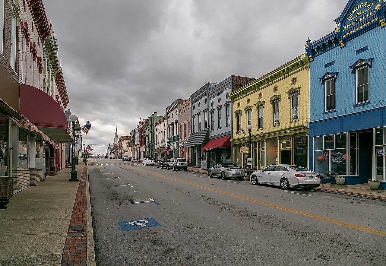 Harrodsburg, Kentucky. Image credit Christopher L. Riley, CC BY-SA 4.0, via Wikimedia Commons