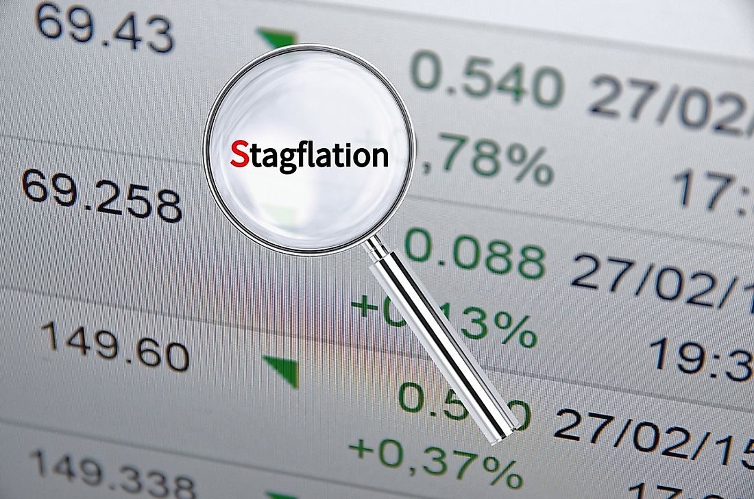 The term stagflation was born in the United States in 1970.