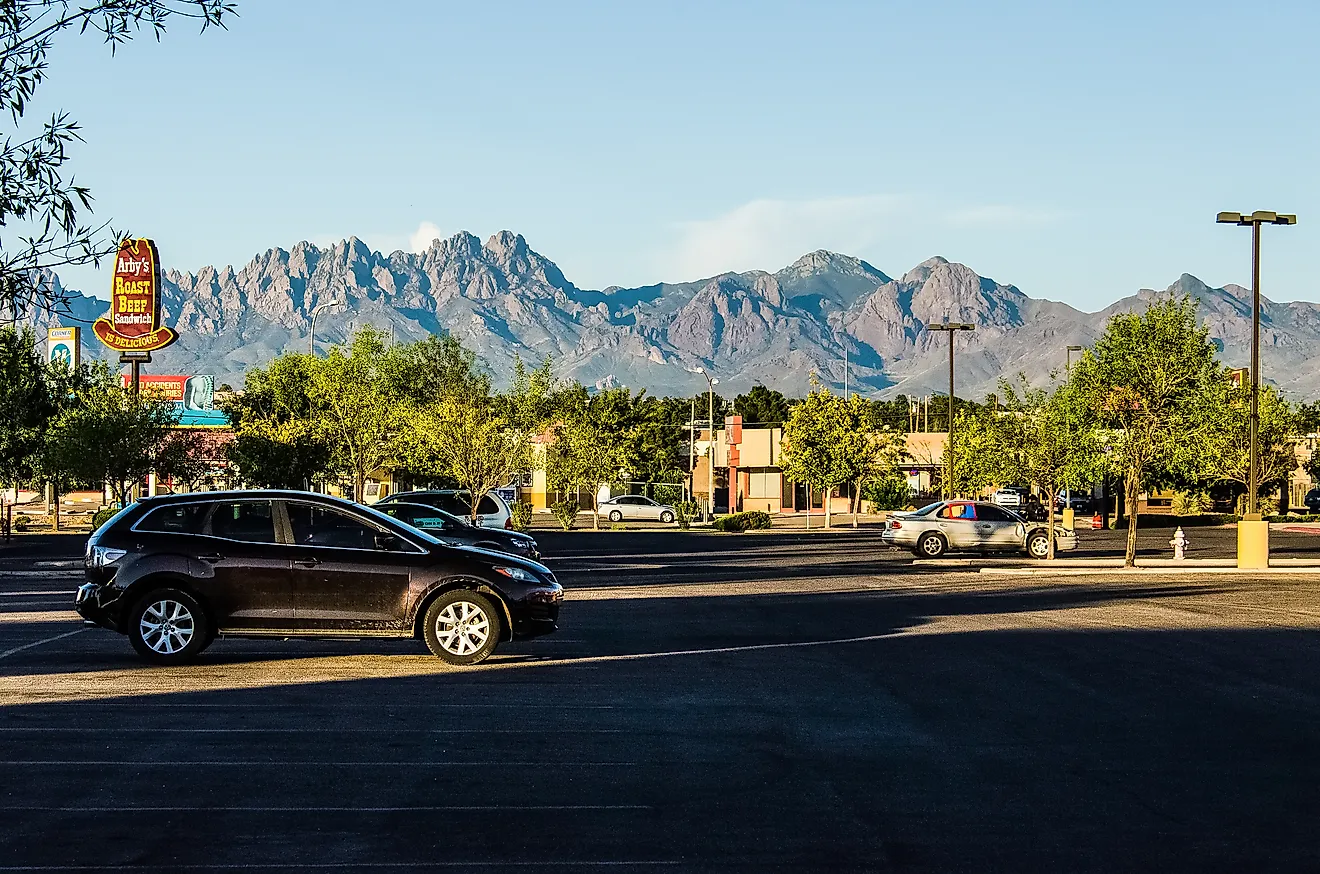 Downtown Las Cruces, New Mexico. Editorial credit: Andriy Blokhin / Shutterstock.com.