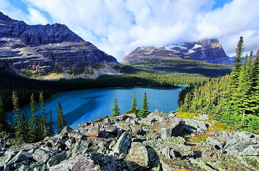 Lake O'Hara in Yoho National Park, British Columbia, Canada.