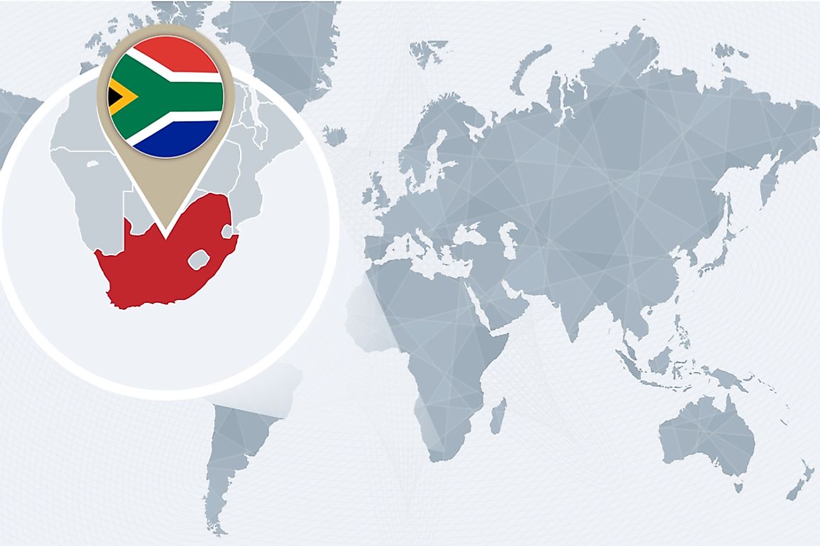 South Africa got its name from its location at the southern end of the continent of Africa.