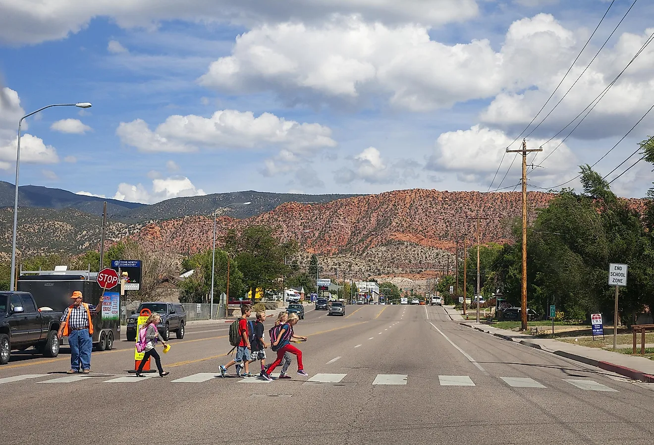 Downtown Cedar City, Utah. Image credit stellalevi via iStock.com