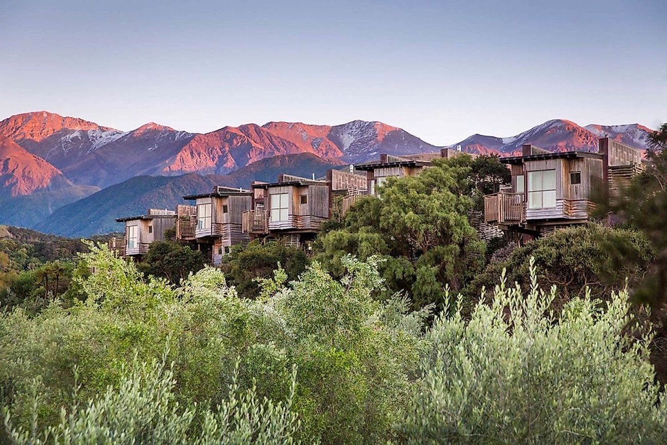 Hapuku Lodge and Tree Houses, New Zealand. Image credit: www.hapukulodge.com