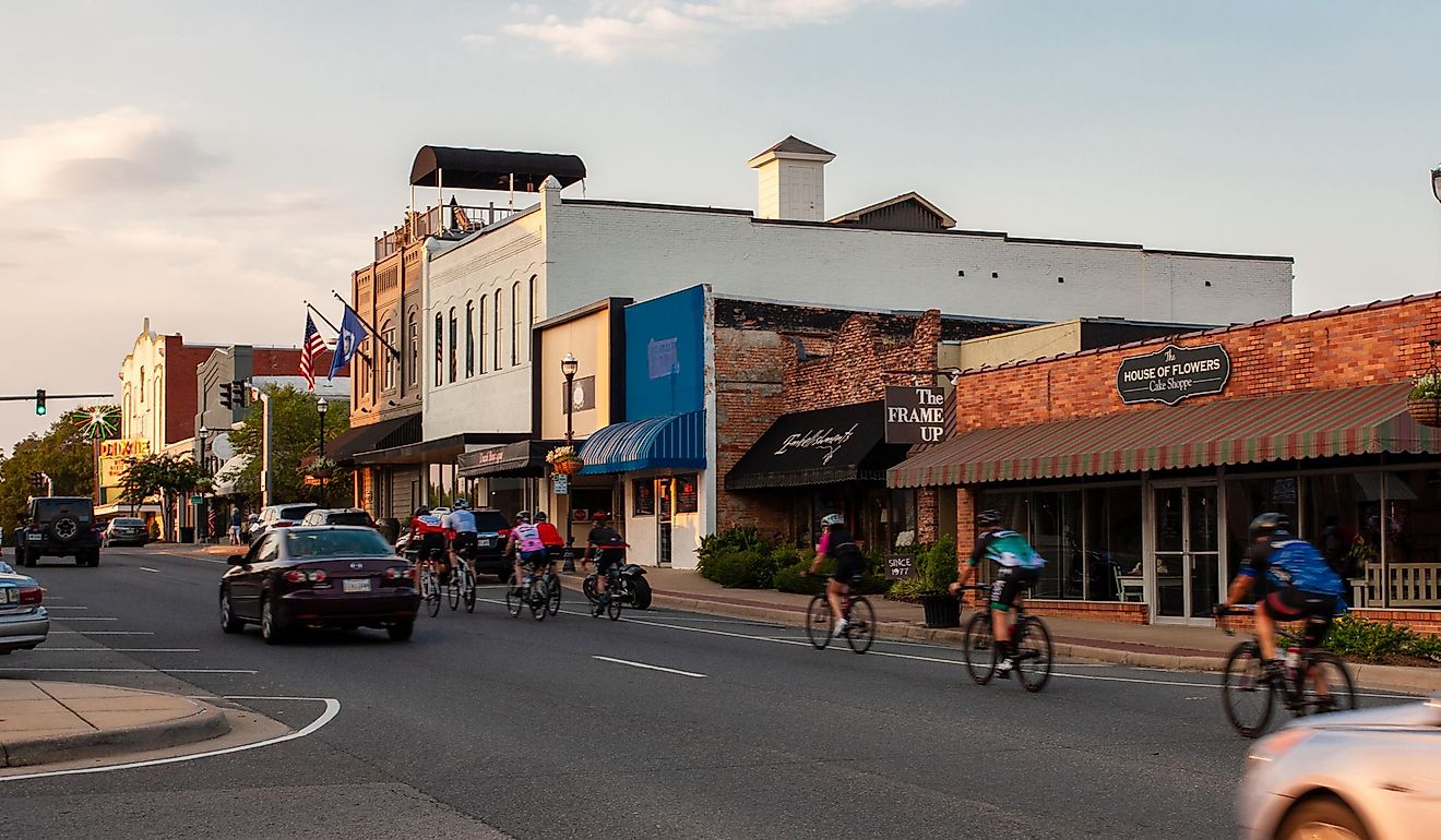 Downtown Ruston, Louisiana. Image credit: UpAheadDesign via Wikimedia Commons. 