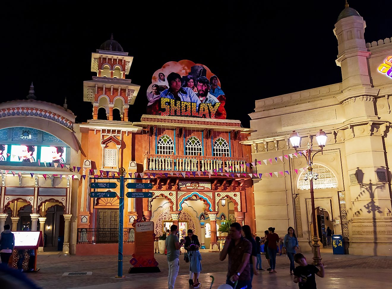 Entrance to Bollywood Park at Dubai Parks and Resorts. Image credit: Juliya_Ka/Shutterstock.com