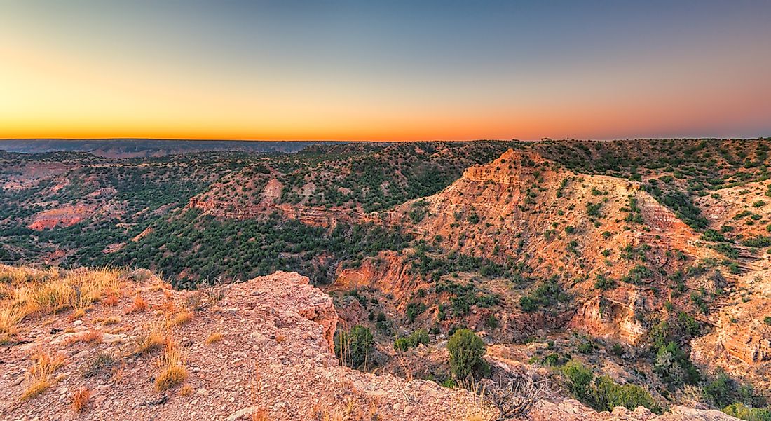 Palo Duro Canyon has been a state park since 1934. 