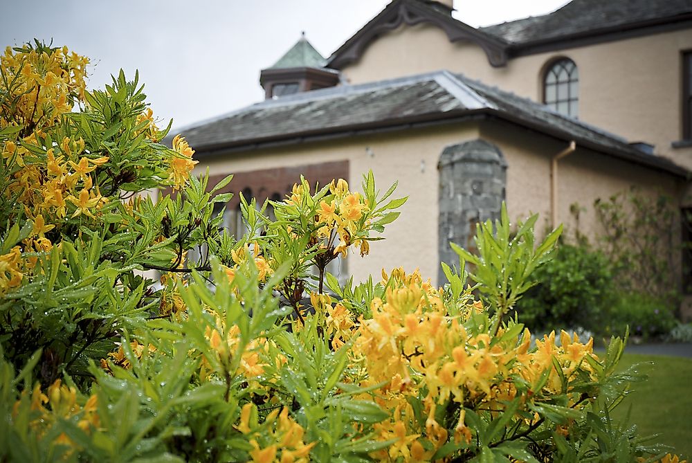 The home that belonged to John Ruskin now houses a museum in Cumbria, England. 