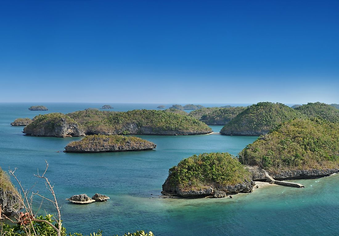 Hundred Islands National Park, Philippines. 