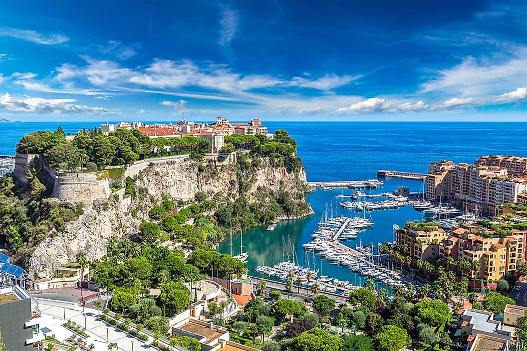 The Prince's Palace of Monaco in Monte Carlo, Monaco.