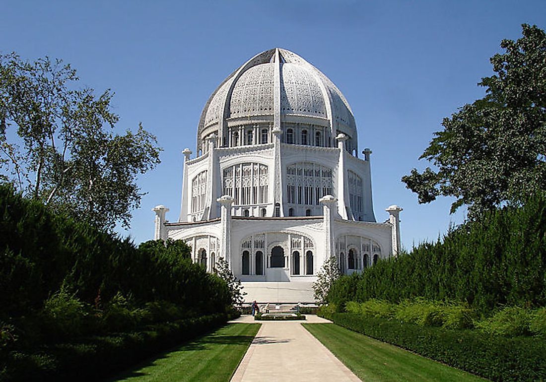 Baha'i House of Worship in Willmette, IL, USA