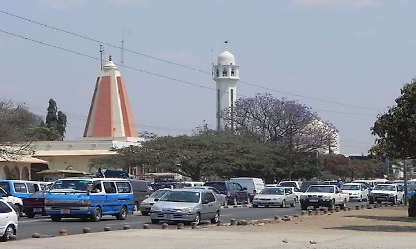  More details Hindu temple and Muslim Mosque in Lusaka Province.