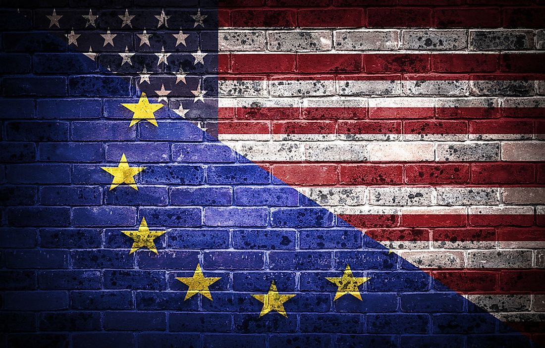 What's larger: the US or the EU? 