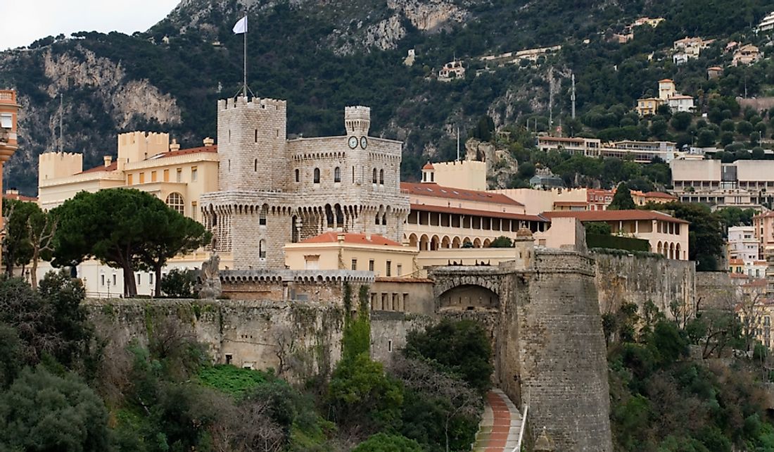 Prince's Palace of Monaco is the official residence of the Sovereign Prince.