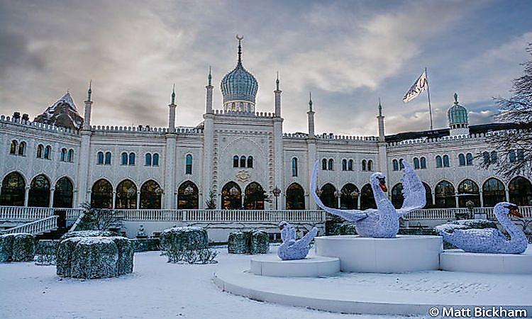 Tivoli's Moorish Palace, the Nimb Hotel and Restaurant.