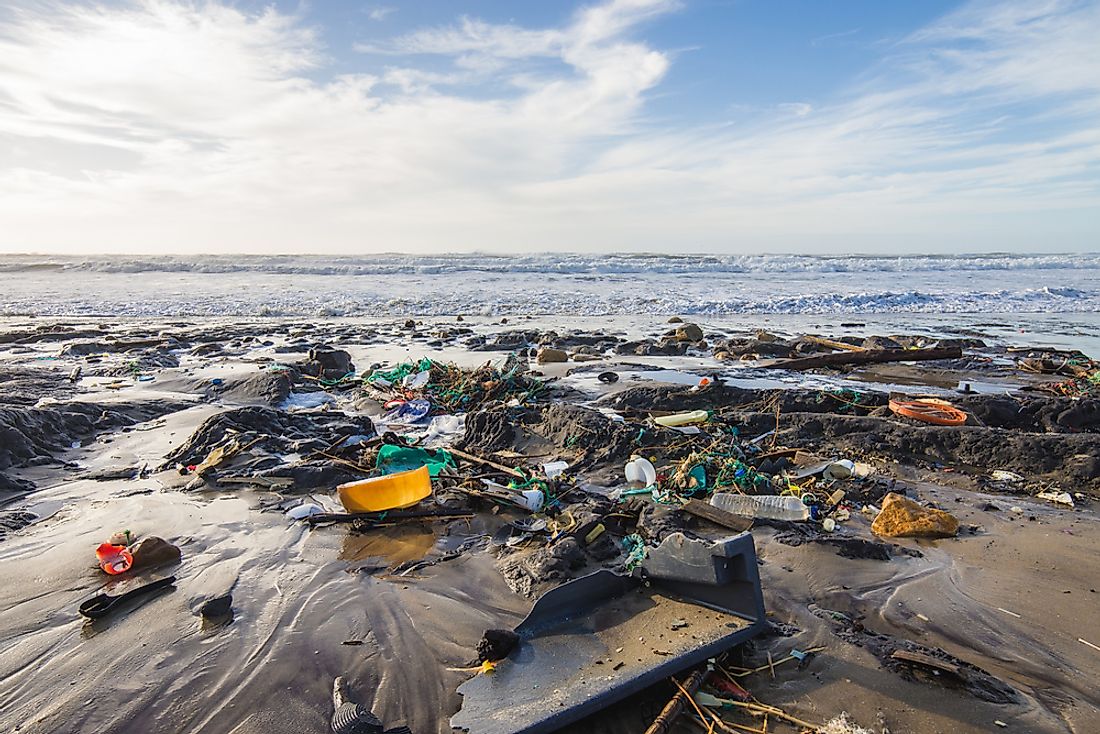 Despite environmental clean-up efforts, plastics are still making their way into ocean water. Photo credit: shutterstock.com.