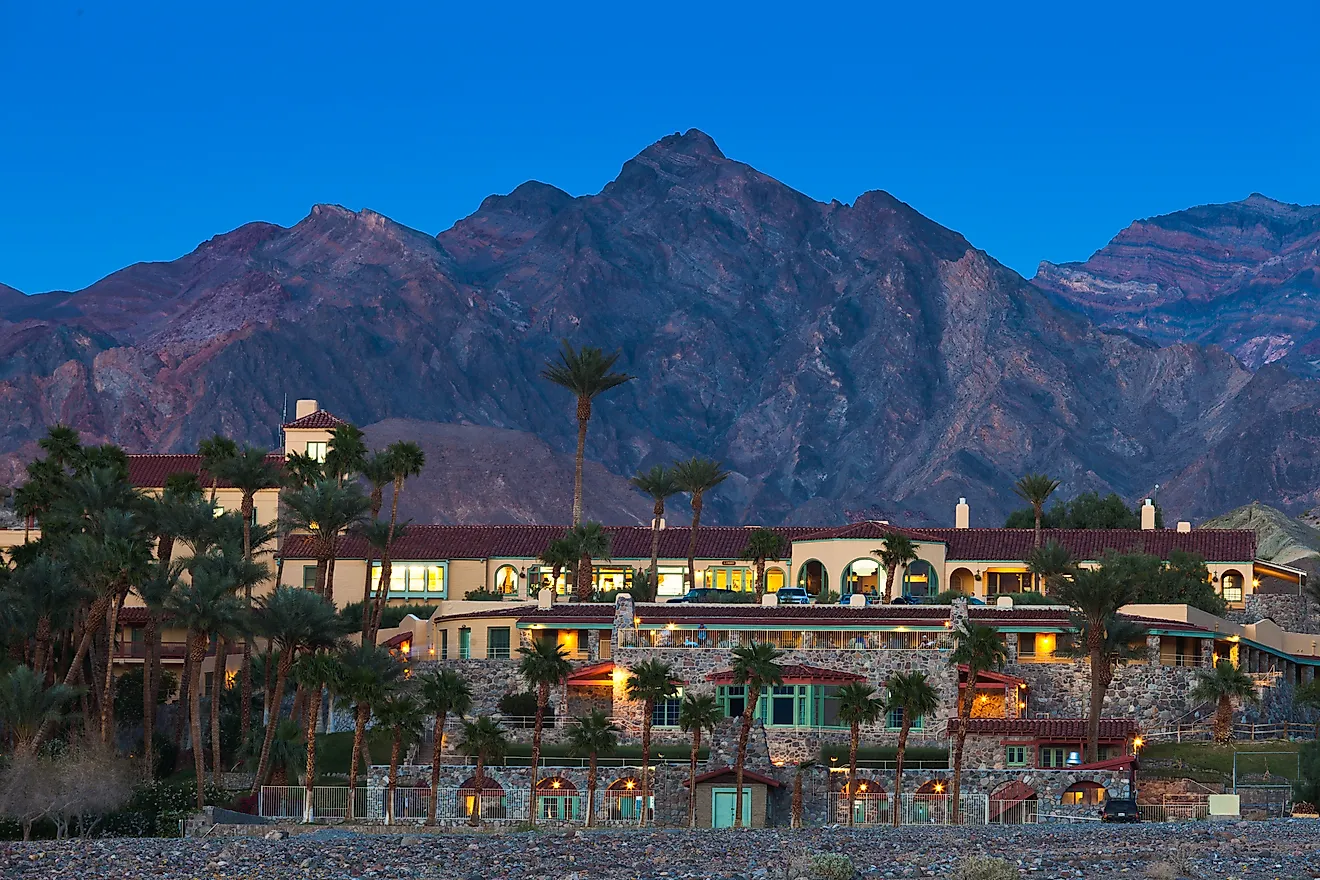 Furnace Creek, California is just one United States town in a permanent rain shadow. 