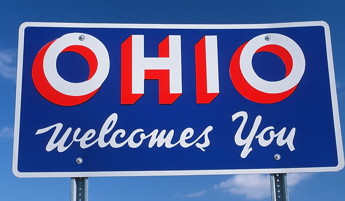 Ohio state sign.