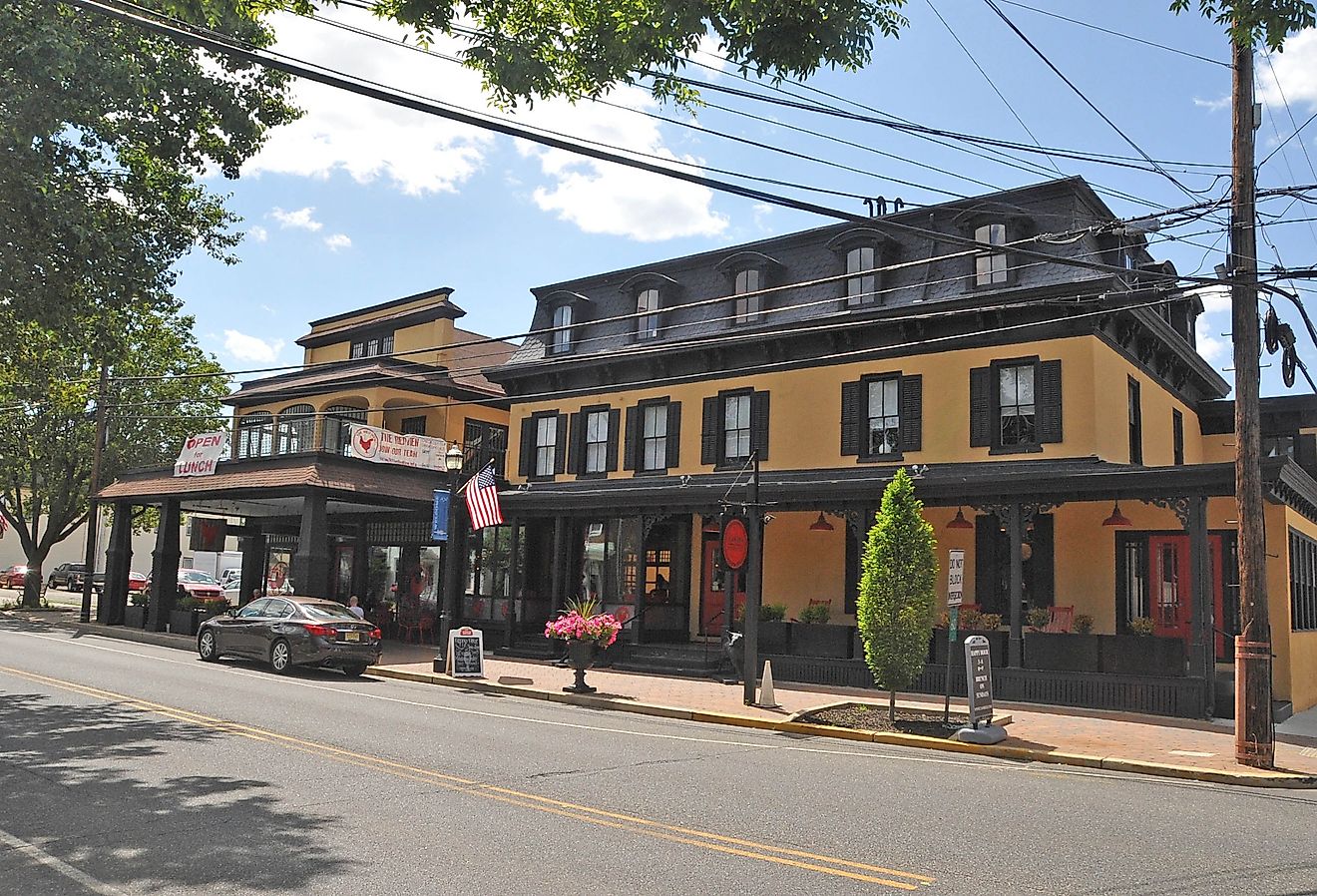 A historical building in Swedesboro, New Jersey. Image credit Jerrye & Roy Klotz, MD, CC BY-SA 3.0 <https://creativecommons.org/licenses/by-sa/3.0>, via Wikimedia Commons