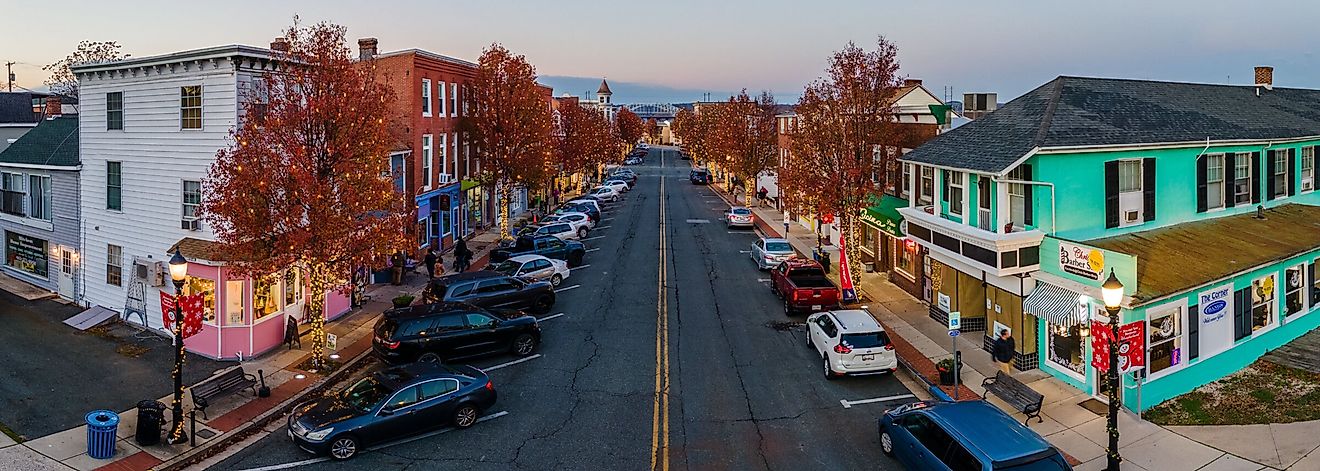 Havre de Grace, Maryland, at dusk. Wirestock Creators / Shutterstock.com