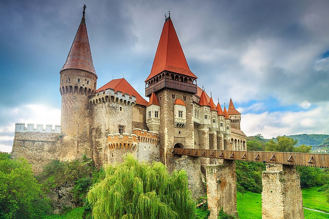 Hunedoara Castle, or Corvin Castle. 