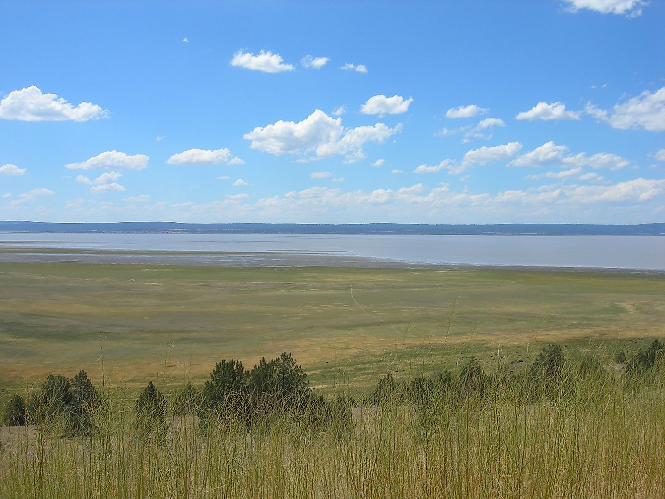 Goose Lake, Modoc County, California, US. 