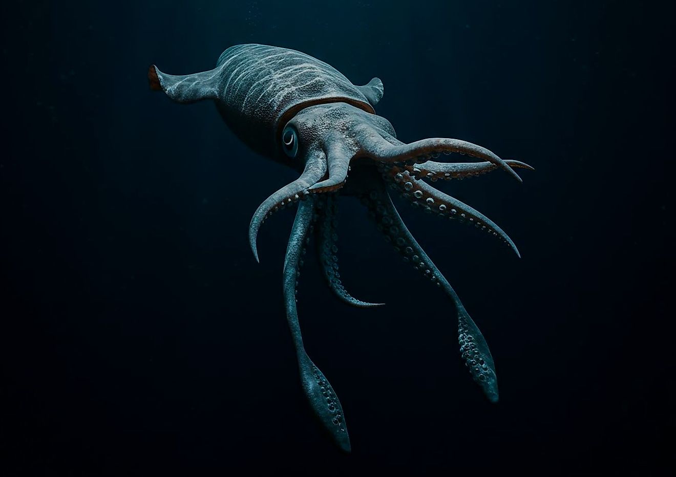 A giant squid illustration.