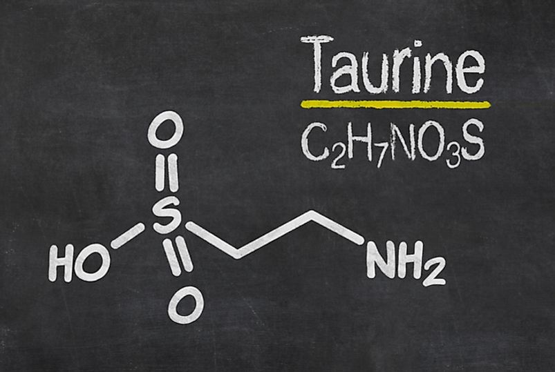 Taurine (2-aminoethanesulfonic acid) is an organic compound discovered in bull bile in 1827.