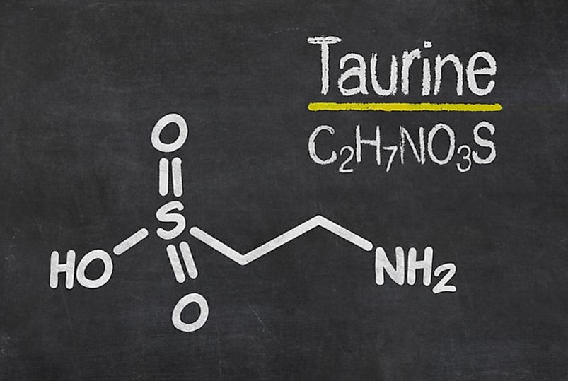 Taurine (2-aminoethanesulfonic acid) is an organic compound discovered in bull bile in 1827.