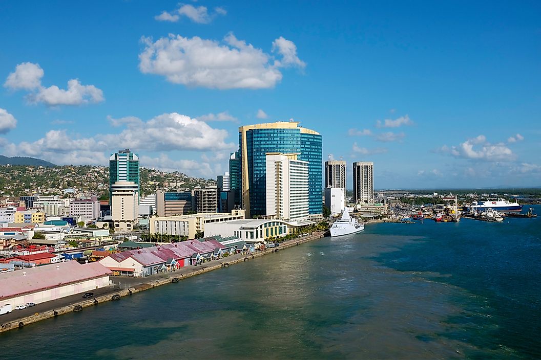 A view of King's Wharf in Port of Spain, Trinidad and Tobago.