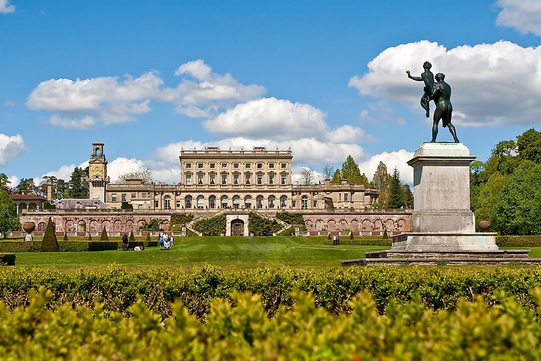 The Cliveden House estate is 152 hectares in size.