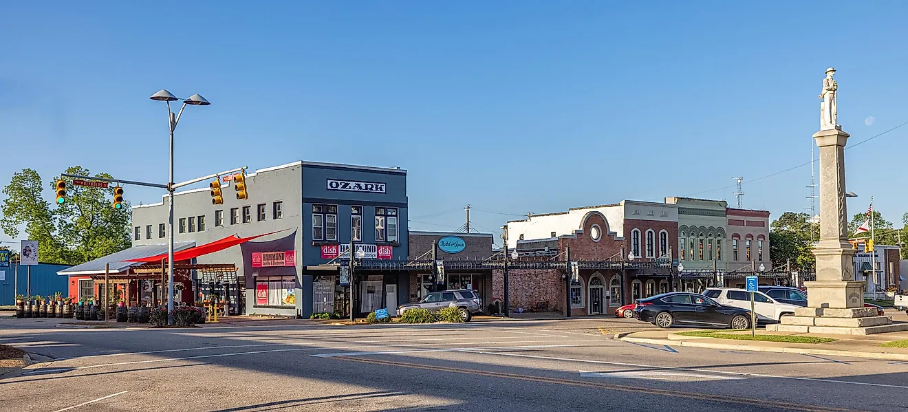 Ozark, Alabama. Editorial credit: Roberto Galan / Shutterstock.com