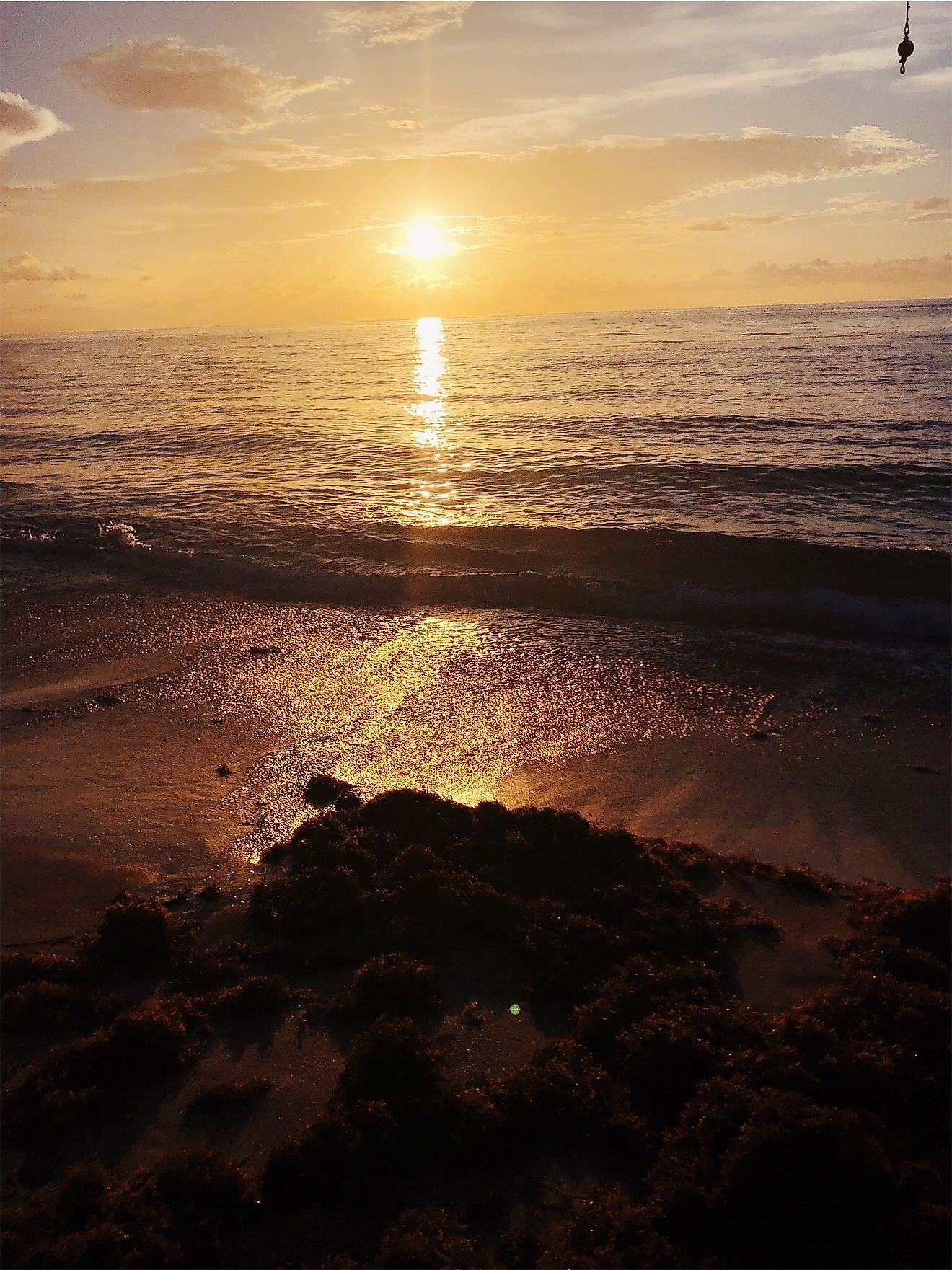 Sunrise along the beach in Manalapan, Florida. Editorial credit: Jessica Peoples via Shutterstock.com