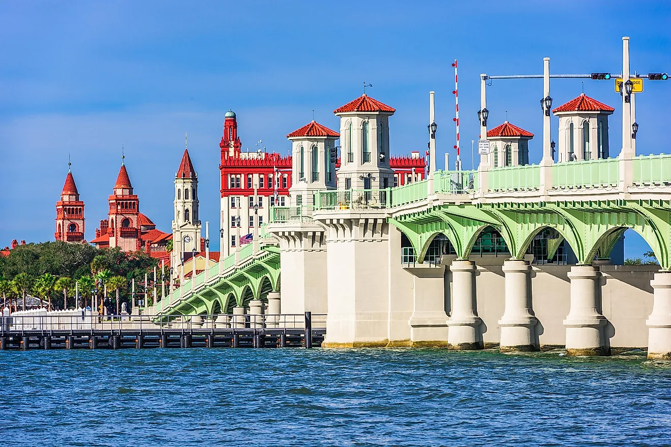 Bridge of Lions in St. Augustine, Florida. 