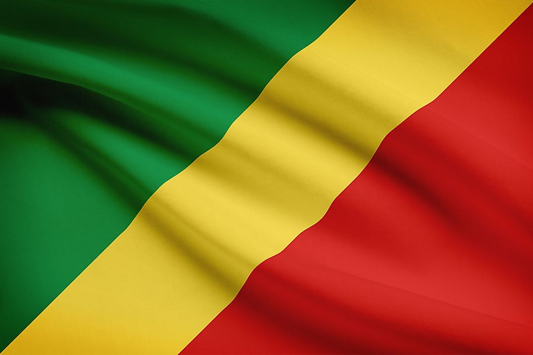 The flag of the Republic of the Congo.