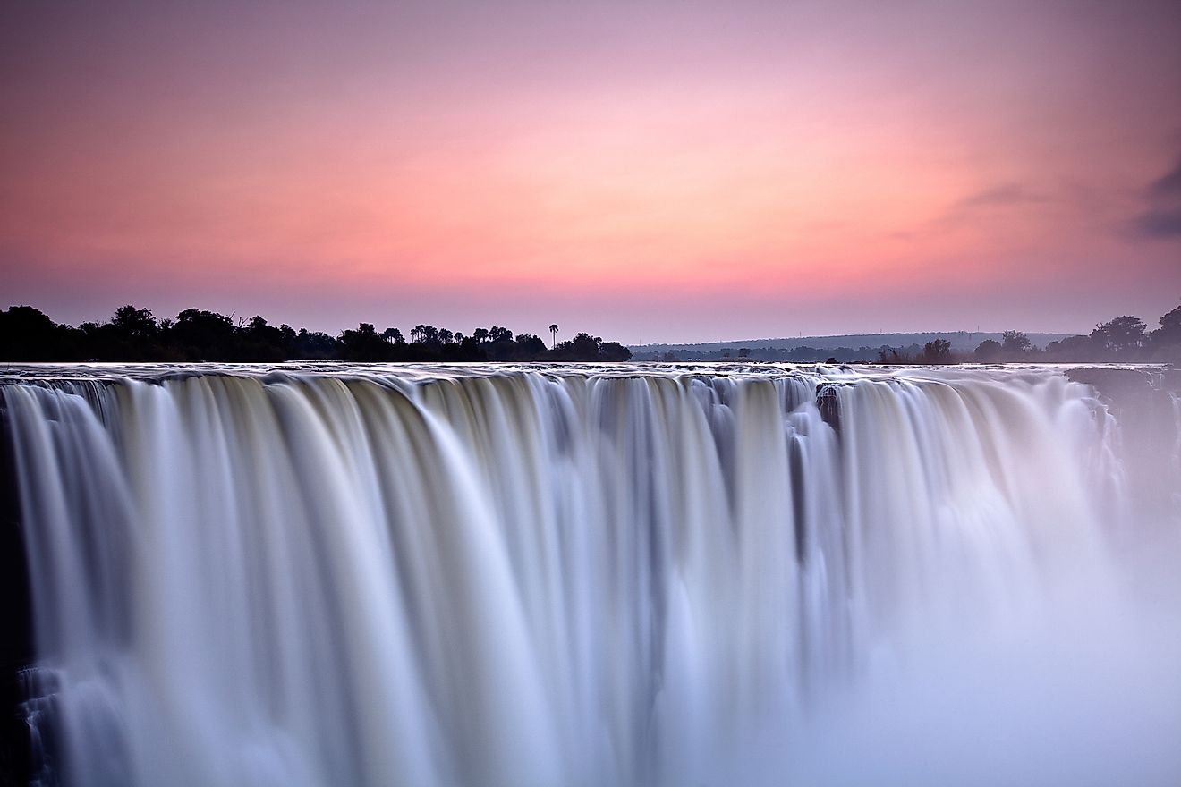 Victoria Falls, one of Zimbabwe's most famous attractions. 