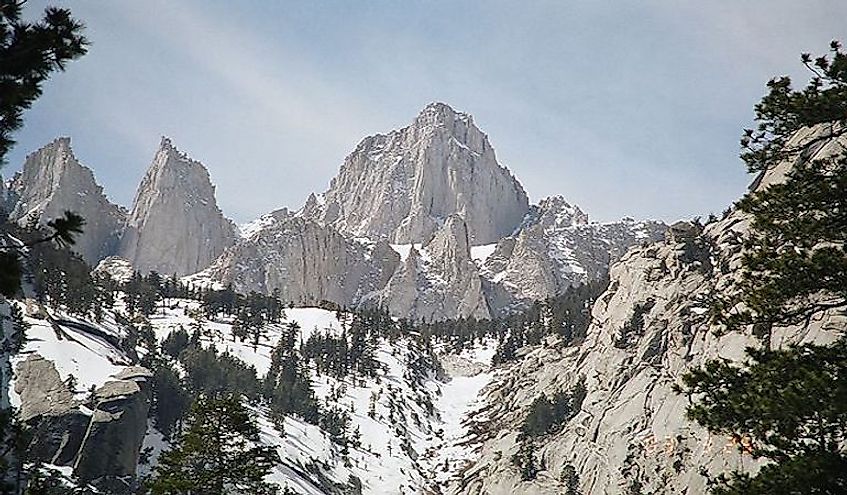 Mount Whitney ranks first among the highest peaks in California.