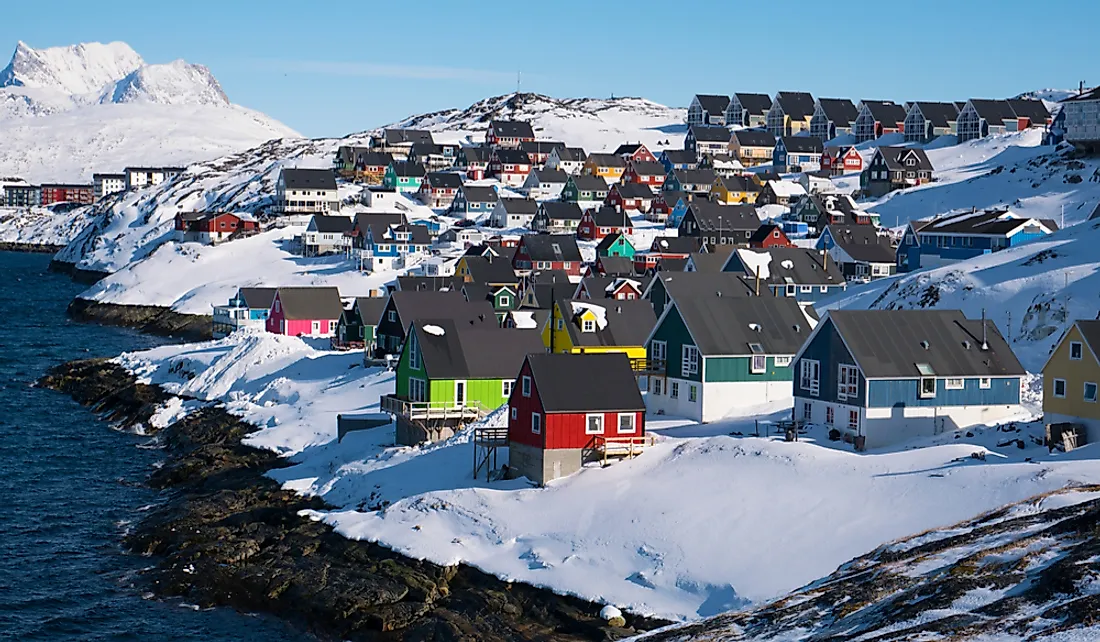 Nuuk, the capital of Greenland.