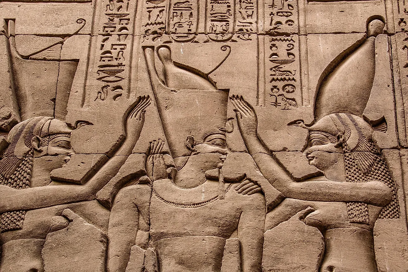The crowning of Ptolemy IV.