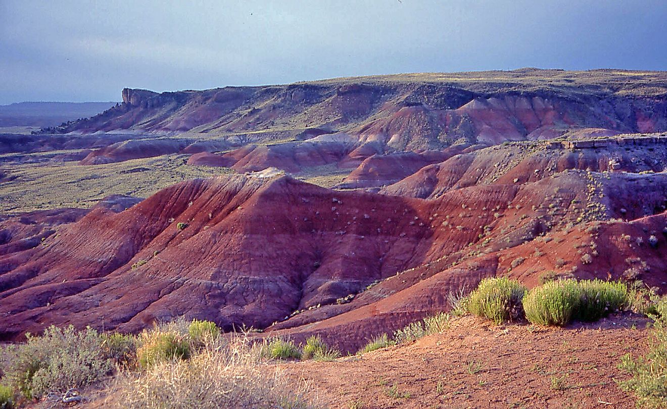 The Painted Desert is know for its beautiful color patterns. Image credit: wikimedia.org