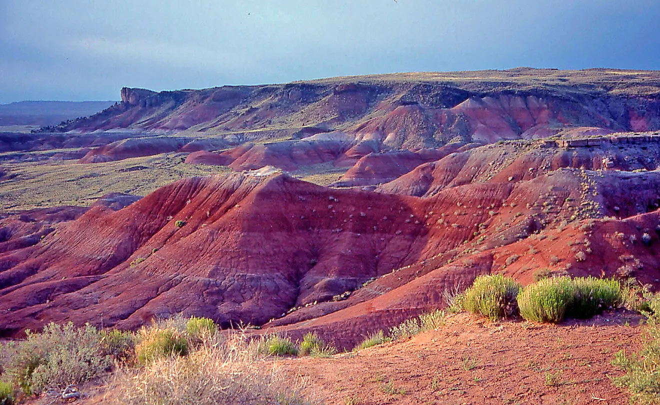 The Painted Desert is know for its beautiful color patterns. Image credit: wikimedia.org