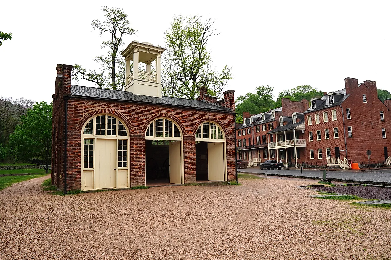 View of John Brown's Fort in Harpers Ferry, West Virginia. Image credit: quiggyt4 / Shutterstock.com.