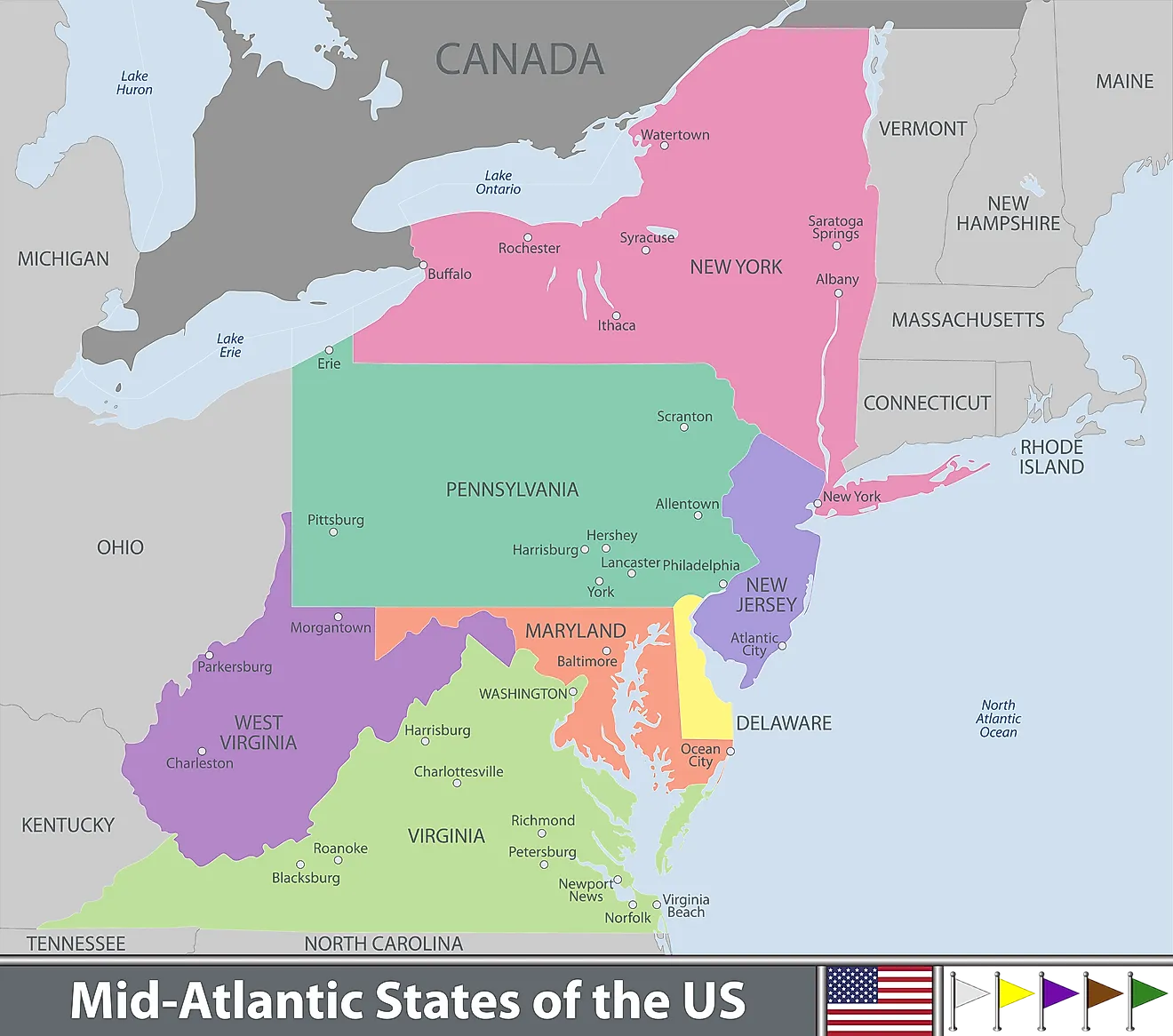 Thirteen Colonies - WorldAtlas