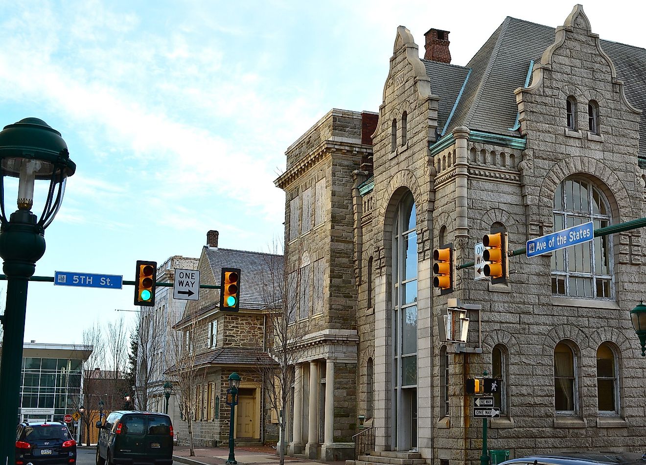 Downtown Chester, Pennsylvania.