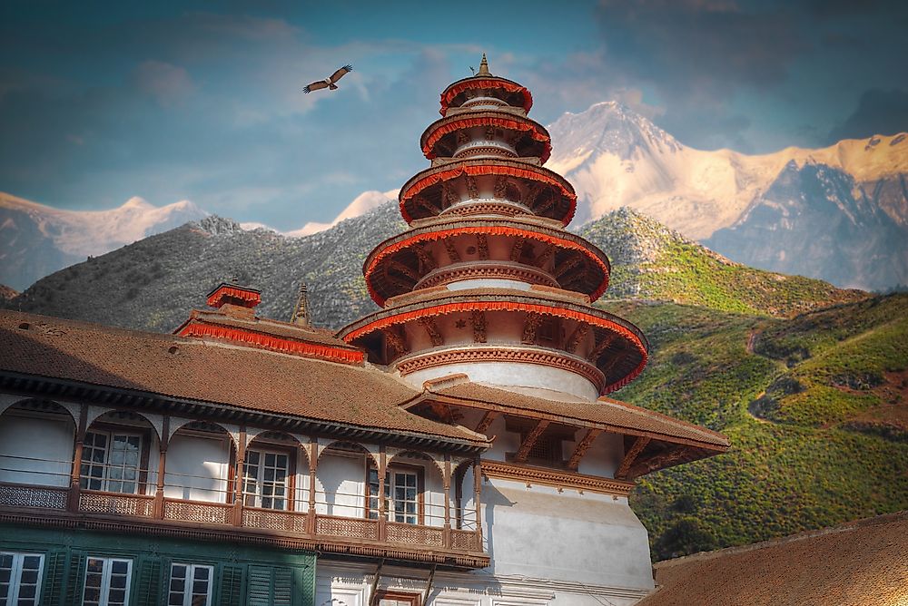 The ancient city of Patan in Nepal. 