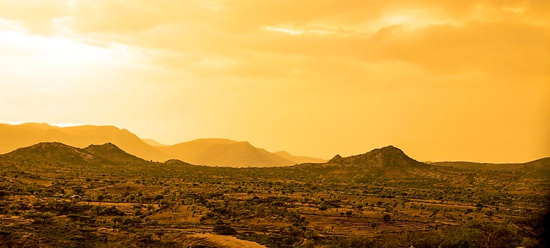 Desert near the Ethiopia, Somalia, Djibouti border.