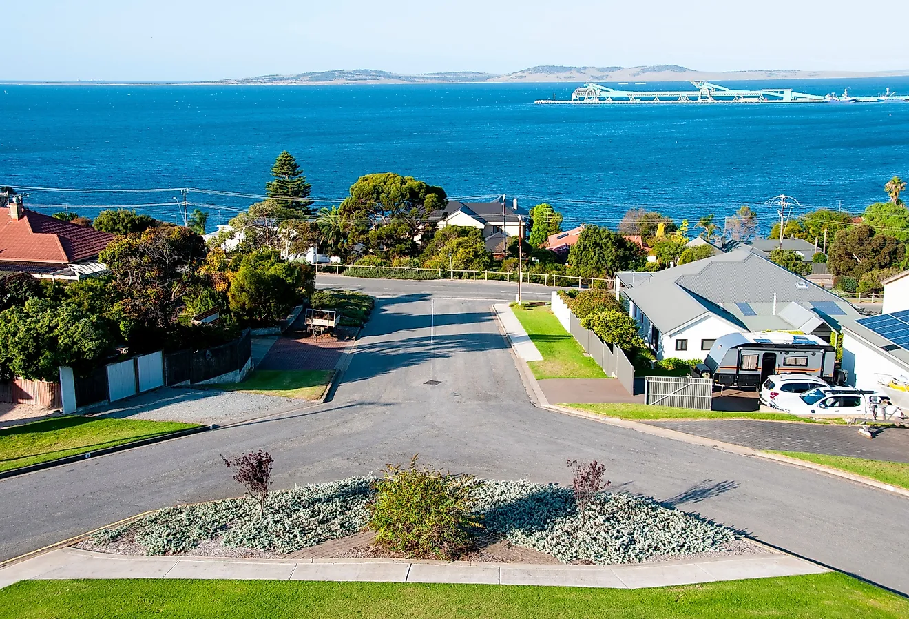 The beautiful town of Port Lincoln, South Australia.