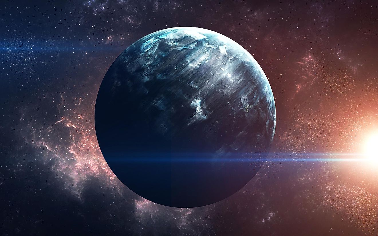 An Illustration of Planet X (Planet Nine)