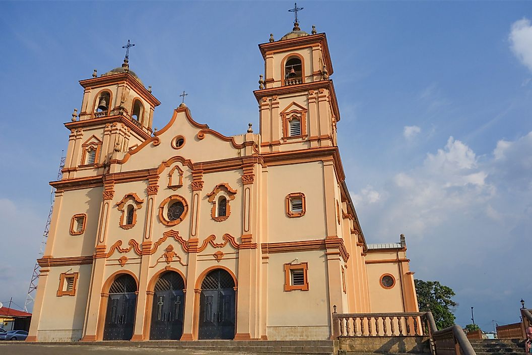 Bata Cathedral in Bata, Equatorial Guinea.