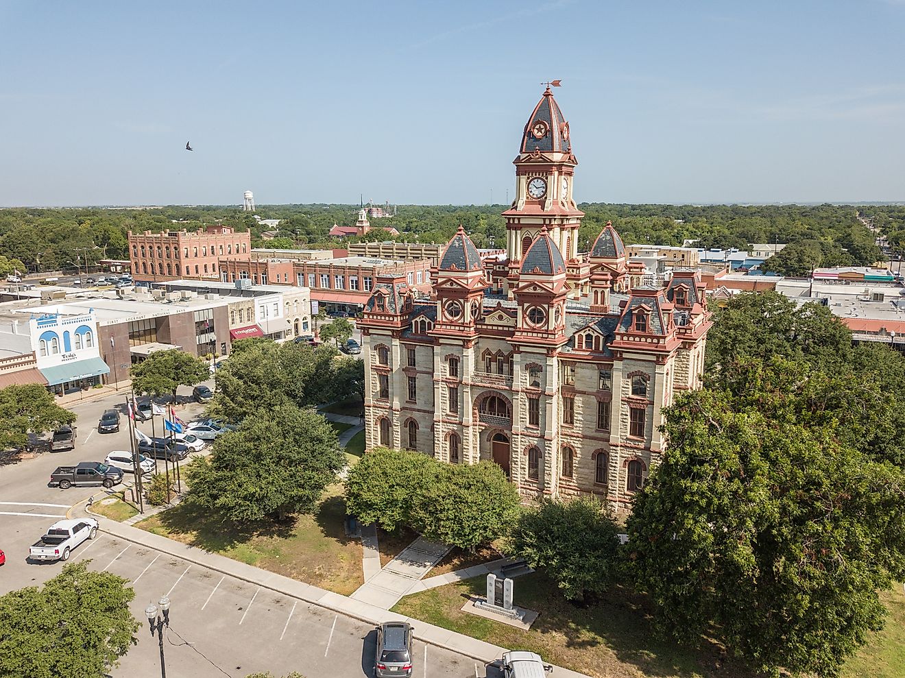 Aerial view of Lockhart, Texas. Image credit: Jo Hunter / Shutterstock.com.
